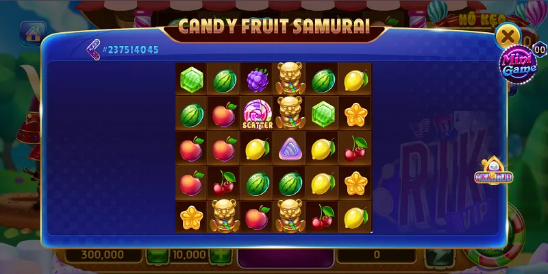 Cách nhận biết Jackpot nổ hũ Candy Fruit Samurai