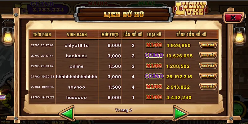 Nổ hũ - Siêu thưởng Jackpot game Lucky Luke